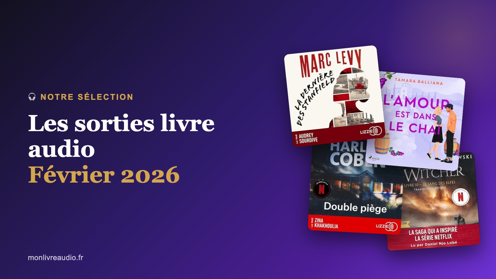 Les sorties livre audio de février 2026 : notre sélection