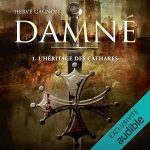 Série Damné en livre audio : couverture du tome 1