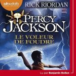 Série Percy Jackson et les Olympiens en livre audio : couverture du tome 1
