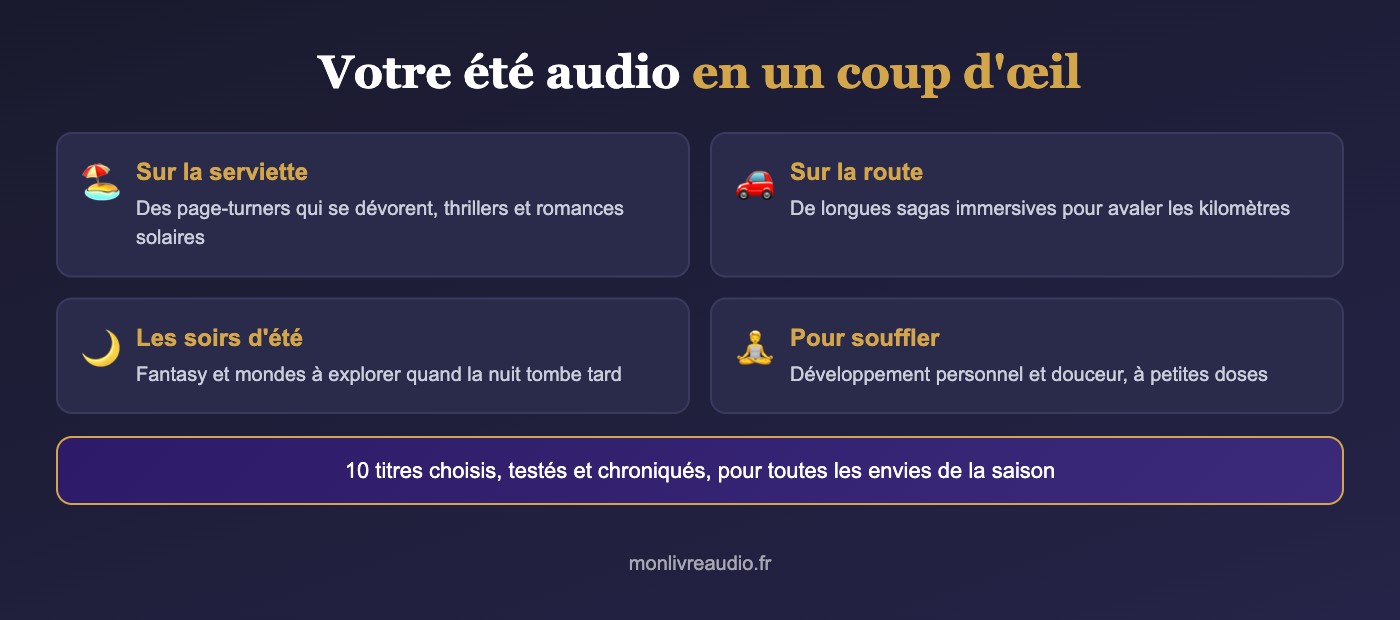 La sélection de l été 2026 en un coup d oeil